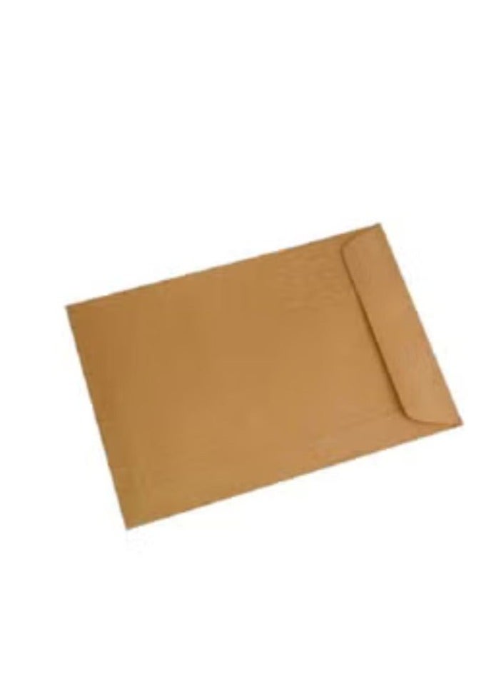 Deluxe ظرف بني فاخر 80 جرام 12"x10" (100 قطعة) - Image 1