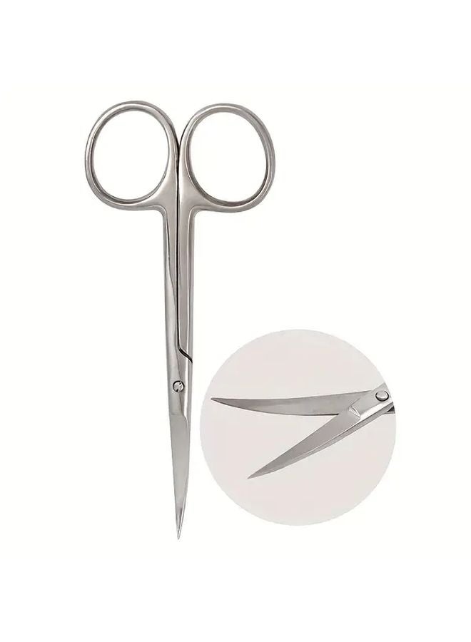3 94 Inch Straight Head Fabric Scissors Curved Blade Ergonomic Sewing Cutting Tool - Image 5