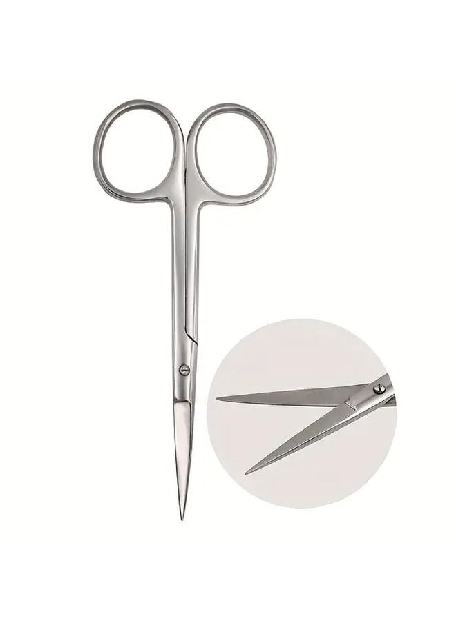3 94 Inch Straight Head Fabric Scissors Curved Blade Ergonomic Sewing Cutting Tool - Image 4