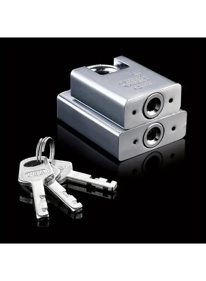 50mm Heavy Duty Padlock Reinforced Lock for Industrial Commercial Truck Trailers Sheds - Image 4