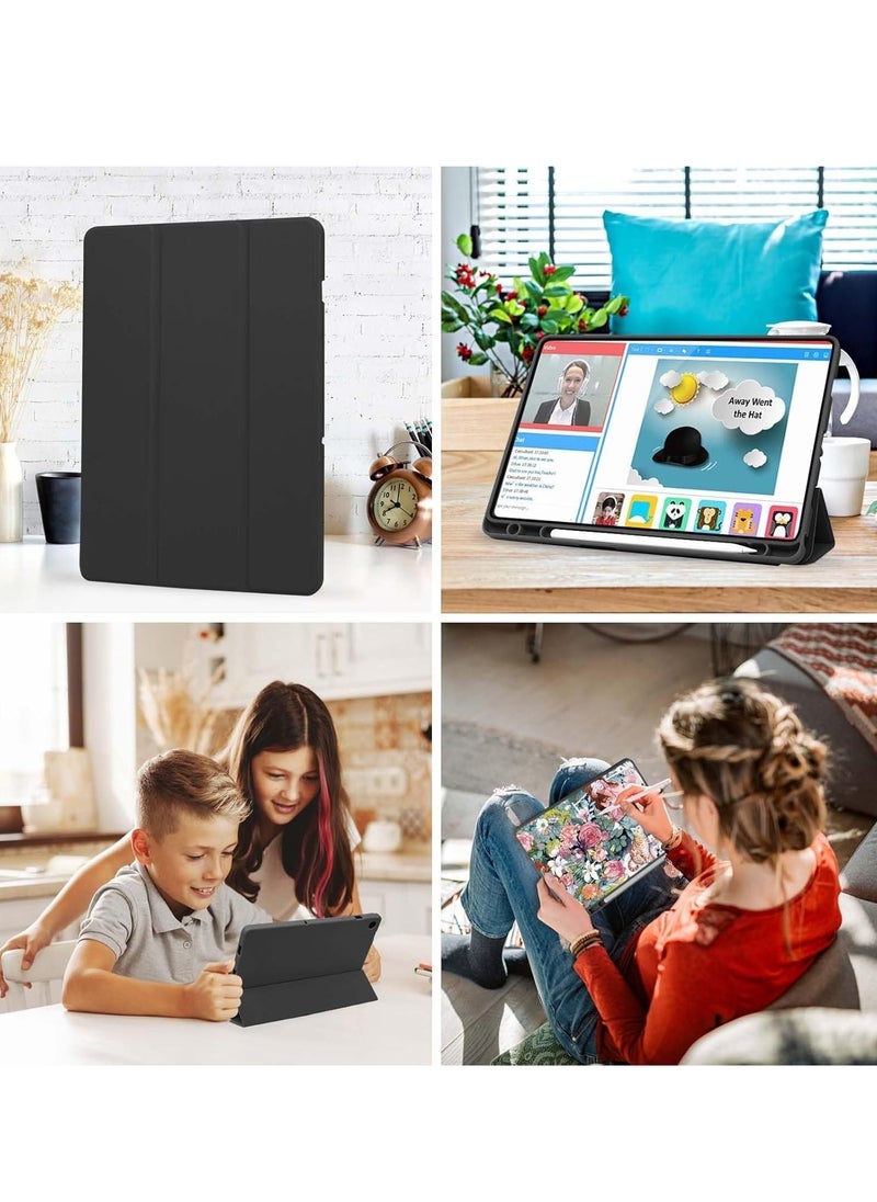 Gravity Case Compatible with Samsung Galaxy Tab A9 Plus / A9+ 11 Inch 2023, SM-X210/X216/X218 – Trifold Stand Protective Case with Pen Holder, Auto Sleep/Wake Function, Lightweight & Slim Design, Black Color for Full Protection - Image 5