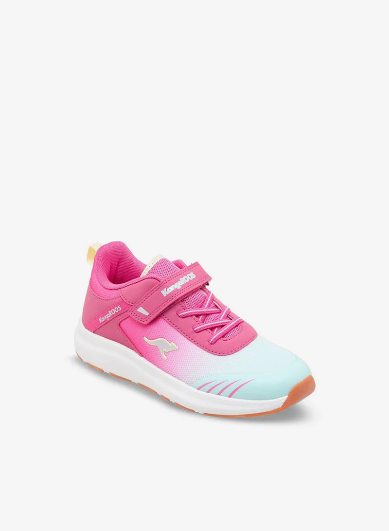 kangaROOS Pink Girls Hook & Loop Sports Shoes for Women | Best Price UAE