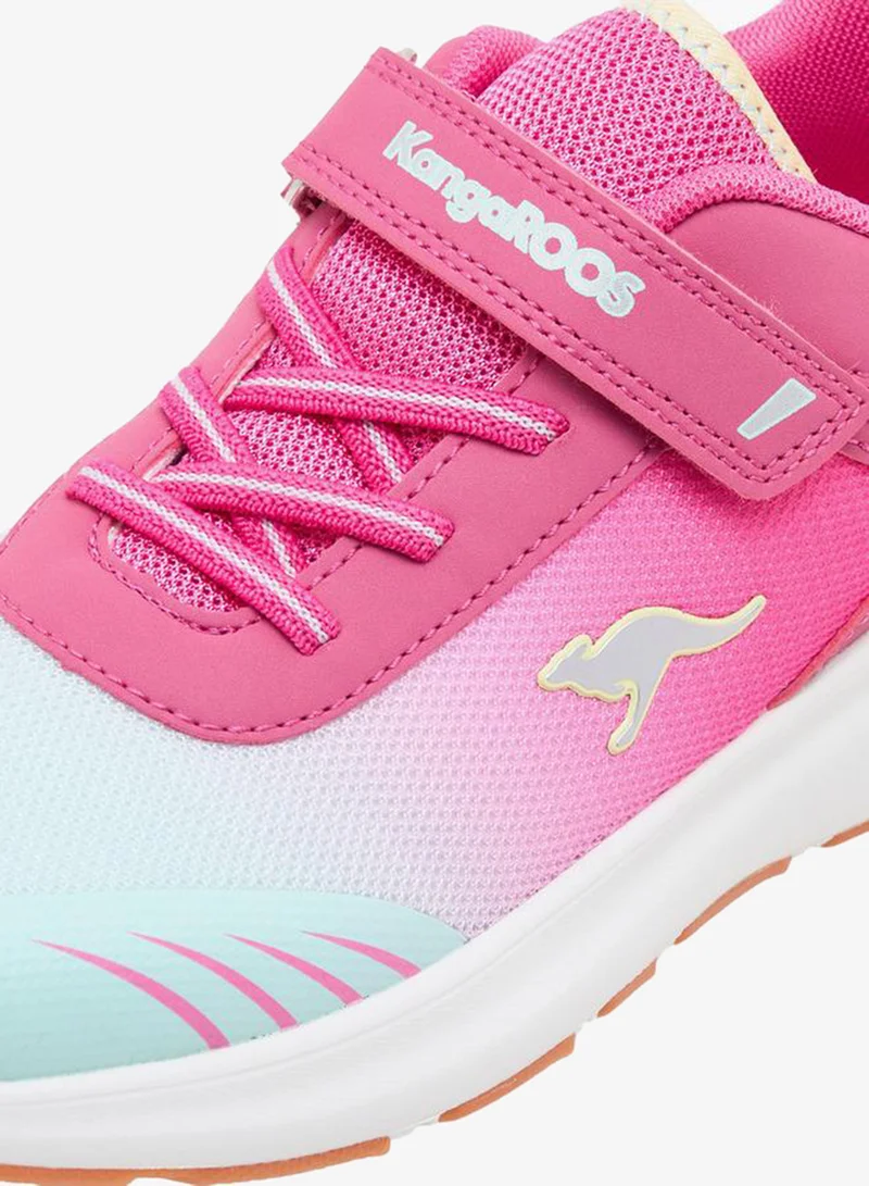 kangaROOS Pink Girls Hook & Loop Sports Shoes for Women | Best Price UAE