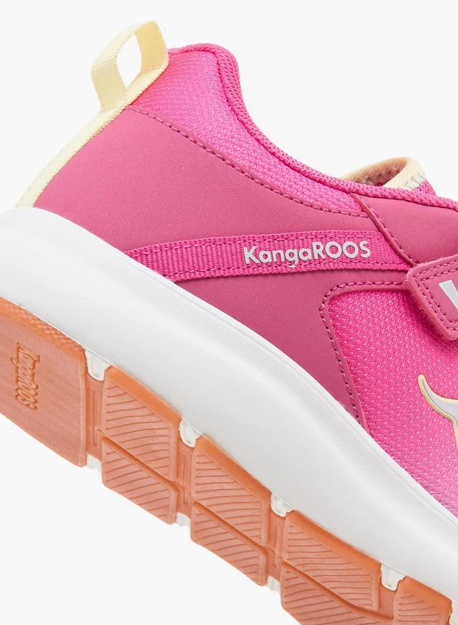 Kangaroos Pink Girls Hook & Loop School Sports Shoes for Women | Best Price UAE
