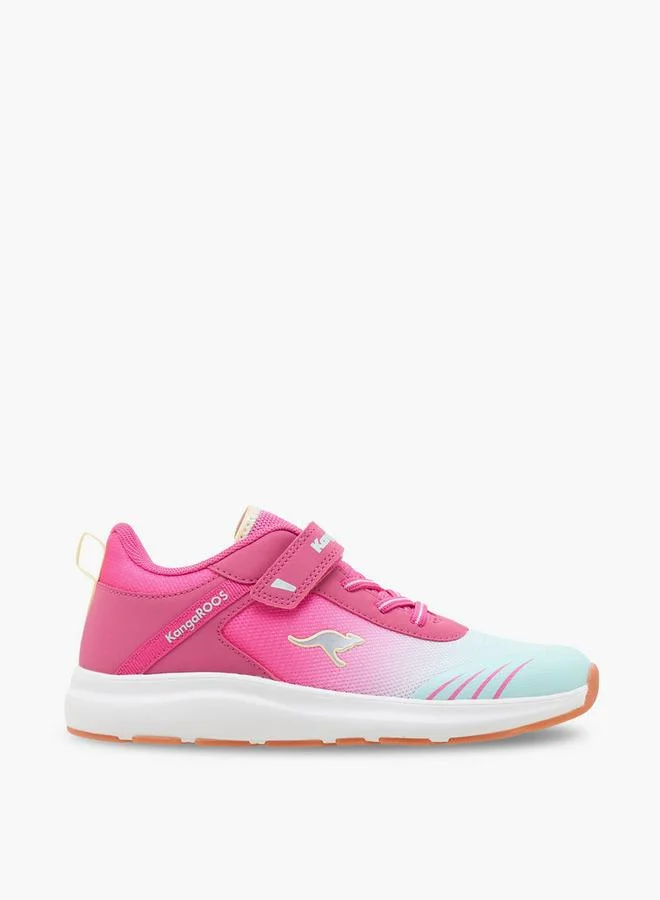 Kangaroos Pink Girls Hook & Loop School Sports Shoes for Women | Best Price UAE