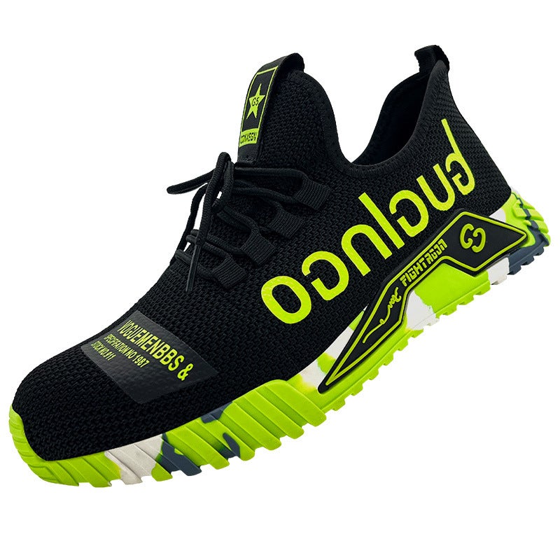 Men'S Summer Labor Protection Shoes, Anti-Smash And Anti-Puncture, Lightweight And Breathable Old Work Shoes, Women'S Steel Toe Caps, Safety Protection - Image 3
