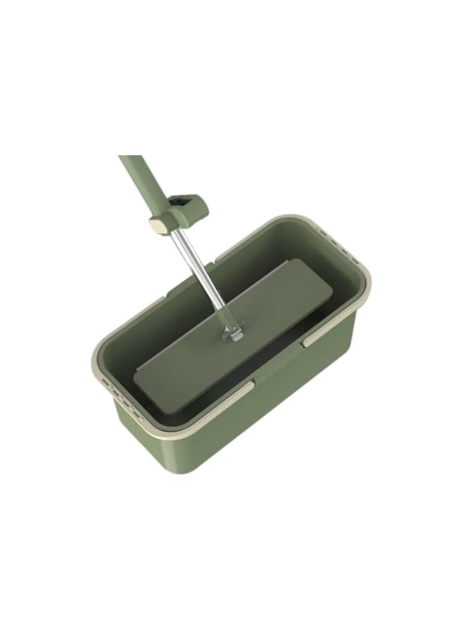 Zalcoon Flat Mop with Wringer Set, 4 Extra Mop Pads, Wet and Dry Mops for Floor Cleaning Microfiber Mop with Long Handle,360° Freely Rotating Mop Head|Household Cleaning Tool for Multi-Surface Hard Floors - Image 2