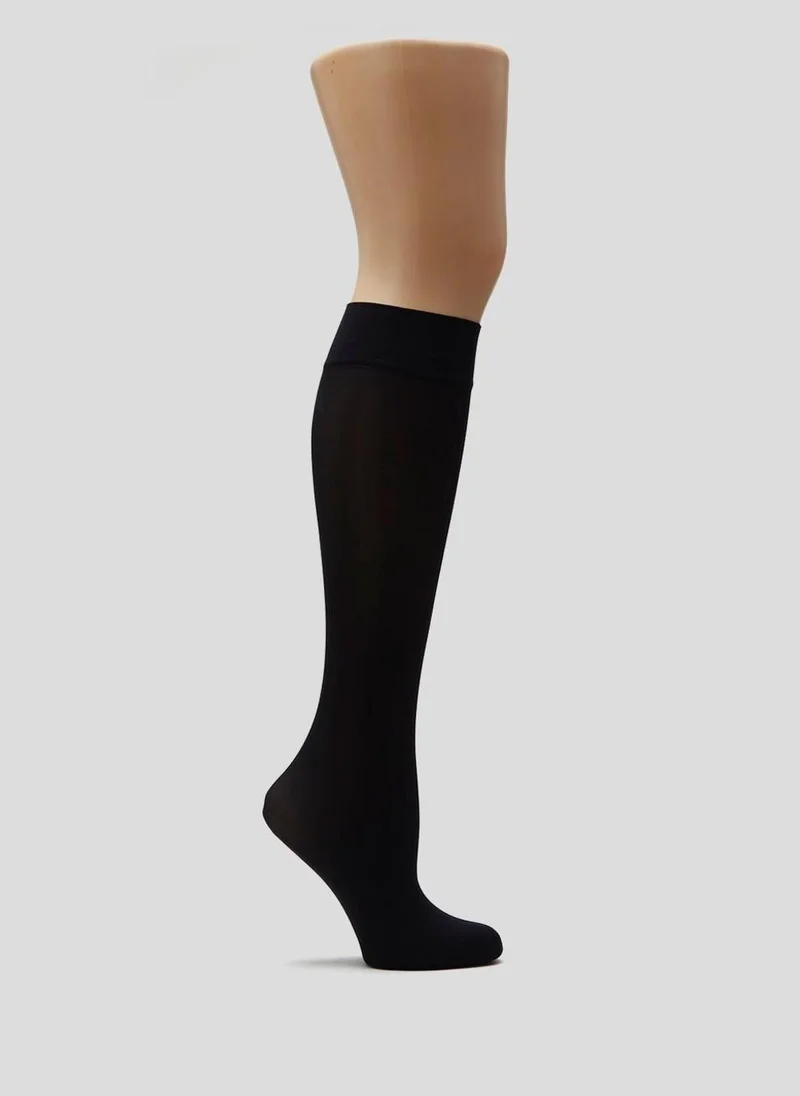 Matalan 2 Pack 40 Denier Opaque Knee Highs
