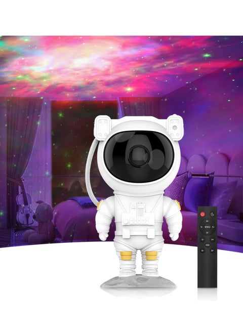 Star Projector Astronaut Galaxy Light Projector,Kids Star Night Light with Timer & Remote Control,360°Adjustable Astronaut Nebula Cloud Ceiling Light Projector Gift