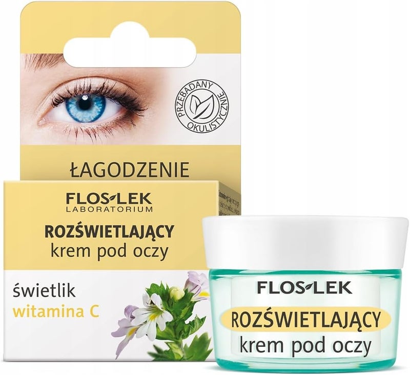 Floslek eye cream with eyebright and vitamin C 15 ml