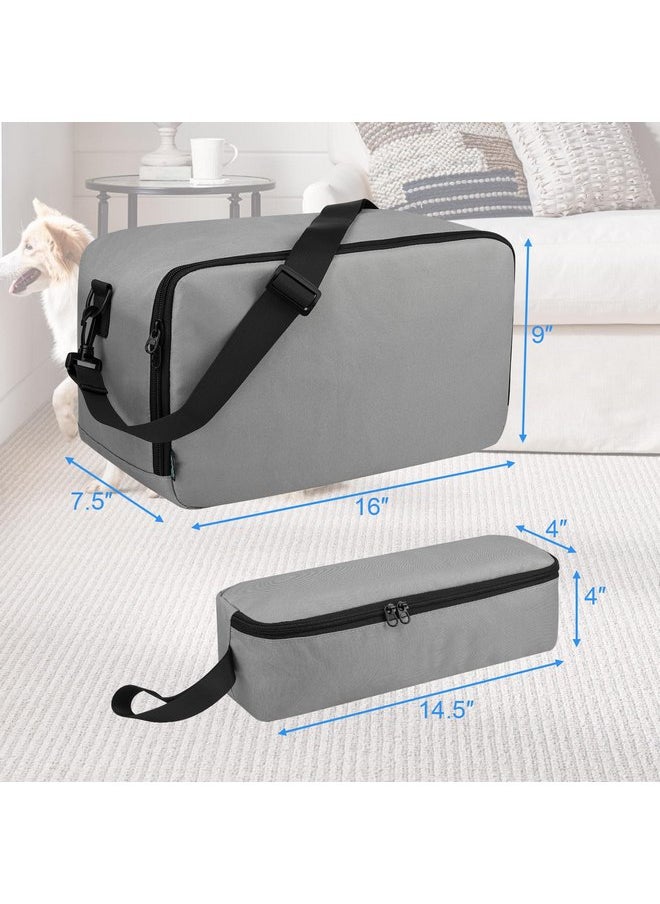 Beautyflier Pet Grooming Supplies Organizer, Protective Tote Bag Case for Pet Grooming Kit & Vacuum Suction Dogs Cats Hair, Travel Pouch Bag for Pet Dog Grooming Vacuum Kit, Bag Only (Gray) - pzsku/Z065241EDD10CA0AAE1FEZ/45/_/1737032180/15999636-c8a2-4ebc-81b3-14486939d728