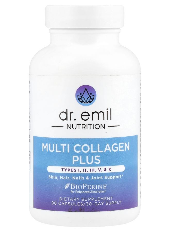 DR EMIL NUTRITION Multi Collagen Plus Types I II III V & X 90 Capsules
