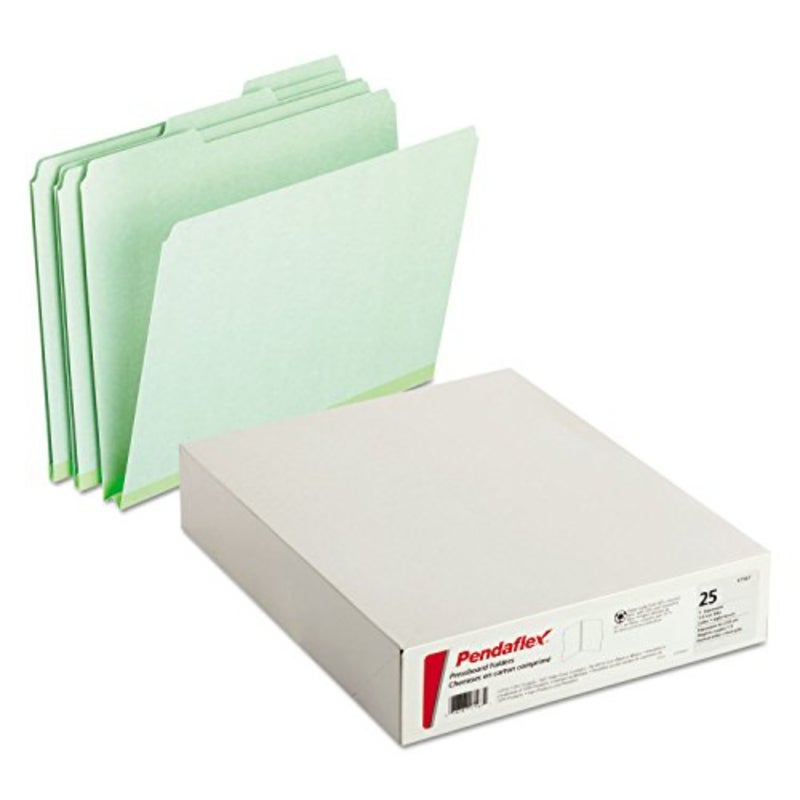 17167 Pressboard Expanding File Folders, 1/3 Cut Top Tab, Letter, Box of 25 - Image 4