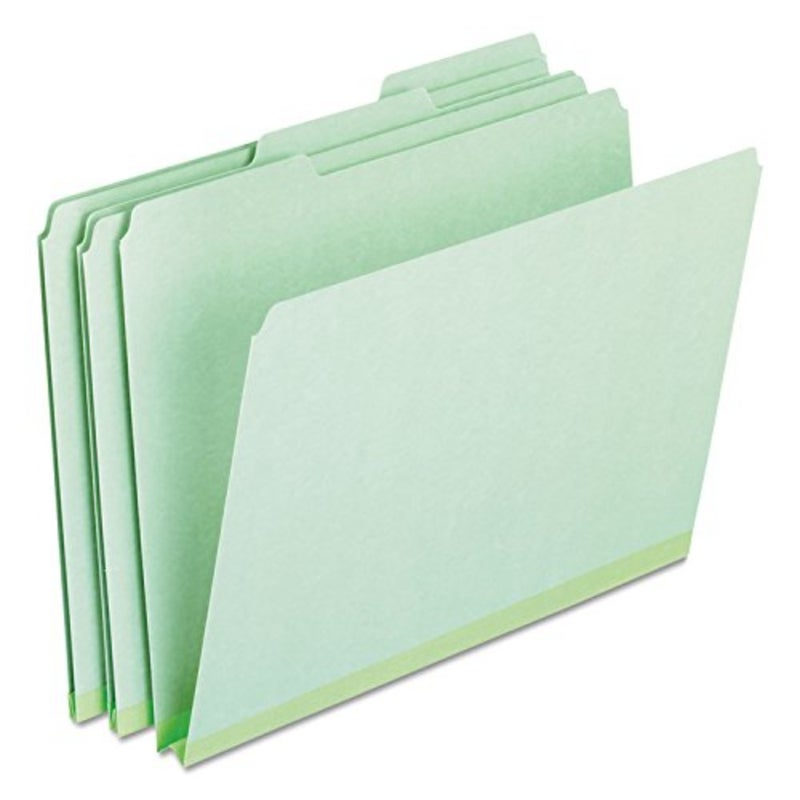 17167 Pressboard Expanding File Folders, 1/3 Cut Top Tab, Letter, Box of 25 - Image 1