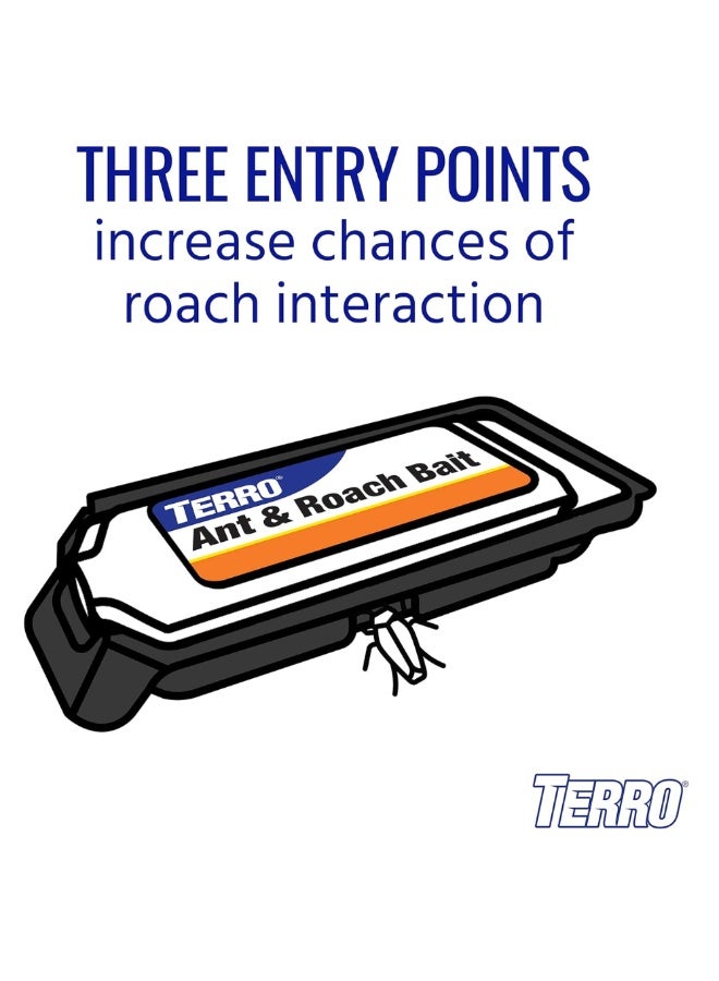 Terro T360 Ant and Roach Stations, 1 PACK Ant & Roach Baits, Black - Image 5