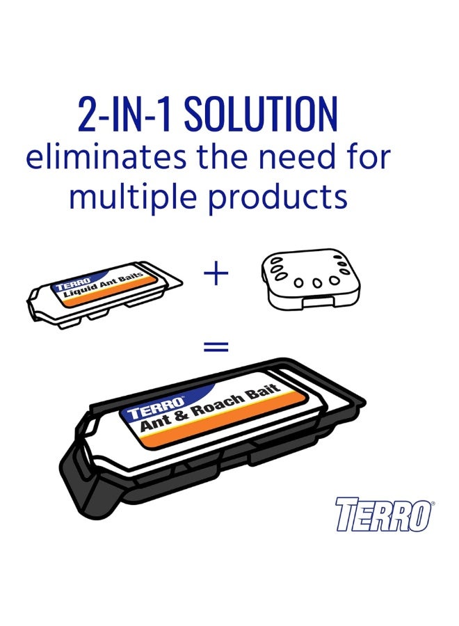 Terro T360 Ant and Roach Stations, 1 PACK Ant & Roach Baits, Black - Image 2