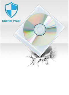 Generic CD Jewel Case, Clear Plastic Single DVD Disc Case, Standard CD DVD Cover for Protection Replacement, 10.4 mm, 25Pieces  - Image 2