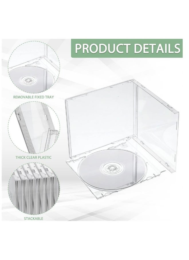 CD Jewel Case, Clear Plastic Single DVD Disc Case, Standard CD DVD Cover for Protection Replacement, 10.4 mm, 25Pieces - pzsku/Z065253AE2D8D3E064EAAZ/45/_/1736768081/f064c14e-ed61-4810-a22c-87bed6c1bd5e