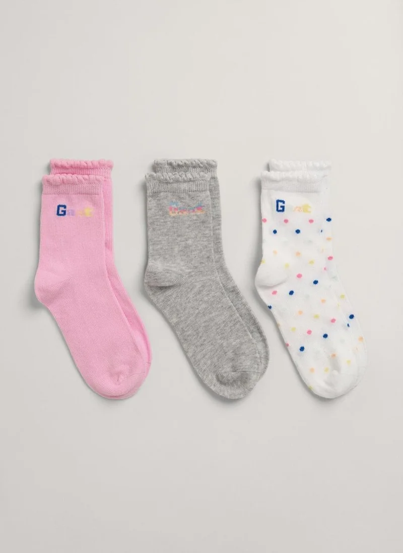 غانت Girls 3-Pack Socks