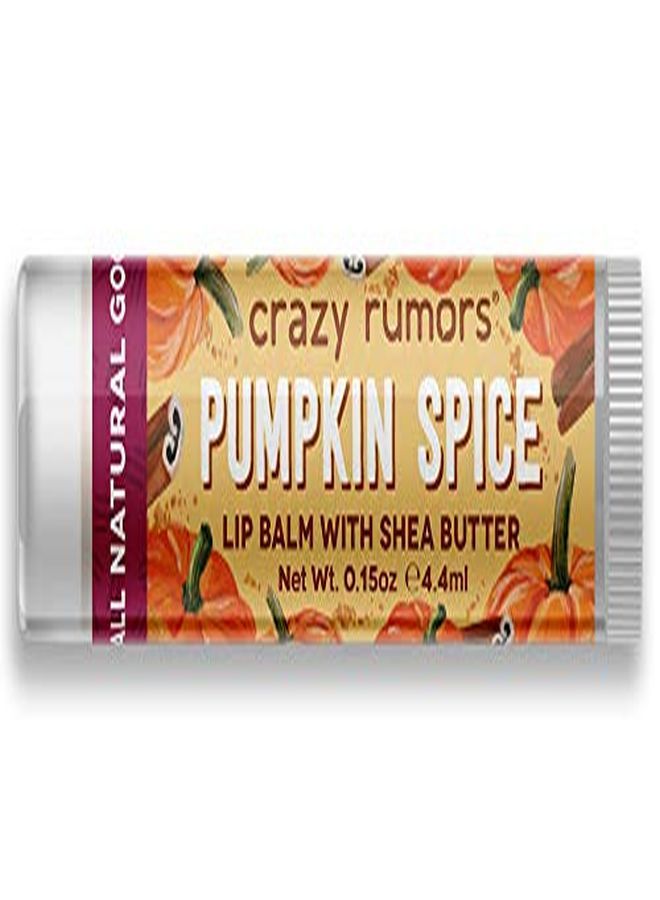 crazy rumors Pumpkin Spice Lip Balm. 100% Natural, Vegan, PlantBased, Made In Usa. - Image 1