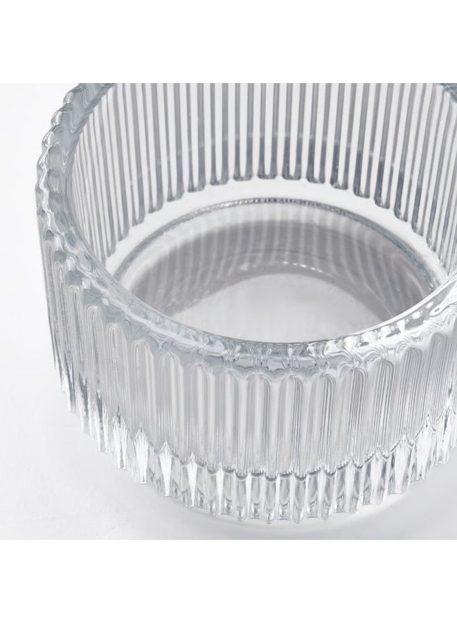 Clear Glass Tealight Candle Holder, Decorative Candle Holder for Table Centerpieces, Home Decor and Ambient Lighting - Image 5
