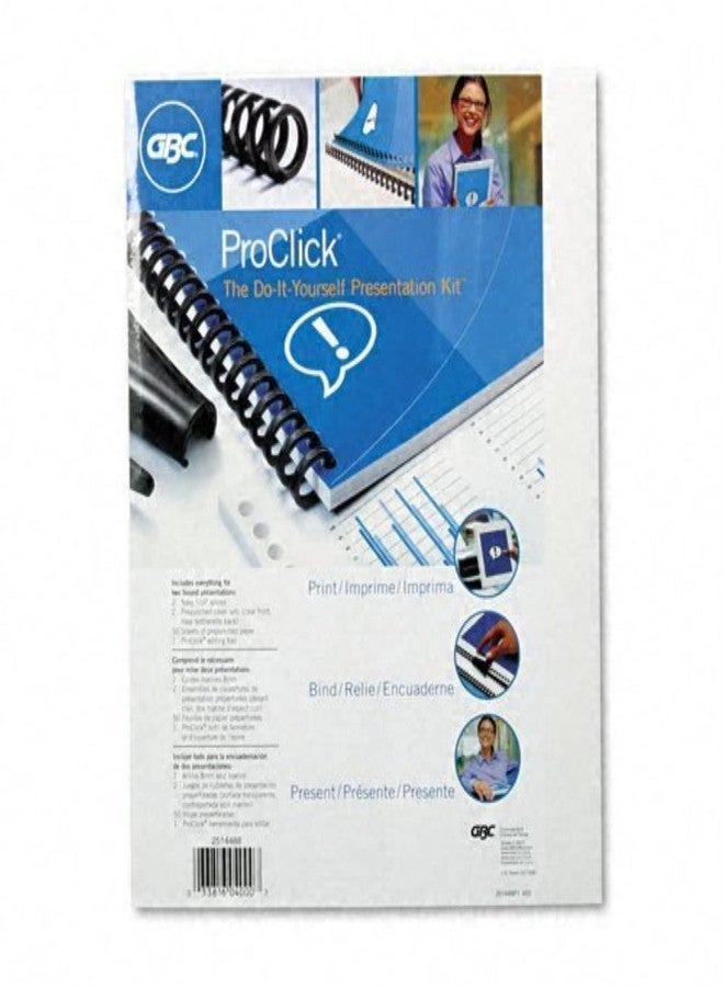 جي سي بي مجموعة GBC ProClick للعروض التقديمية التي يمكنك صنعها بنفسك، قطر العمود الفقري 0.3125 بوصة، أسود، مجموعتان لكل عبوة (2515667) - Image 2