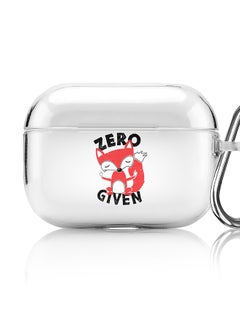 Classic Clear printed Case for Apple AirPods Pro 2nd Generation Thin Transparent Cover [Designed for Apple AirPods Pro 2nd Generation] - Zero Fox Given