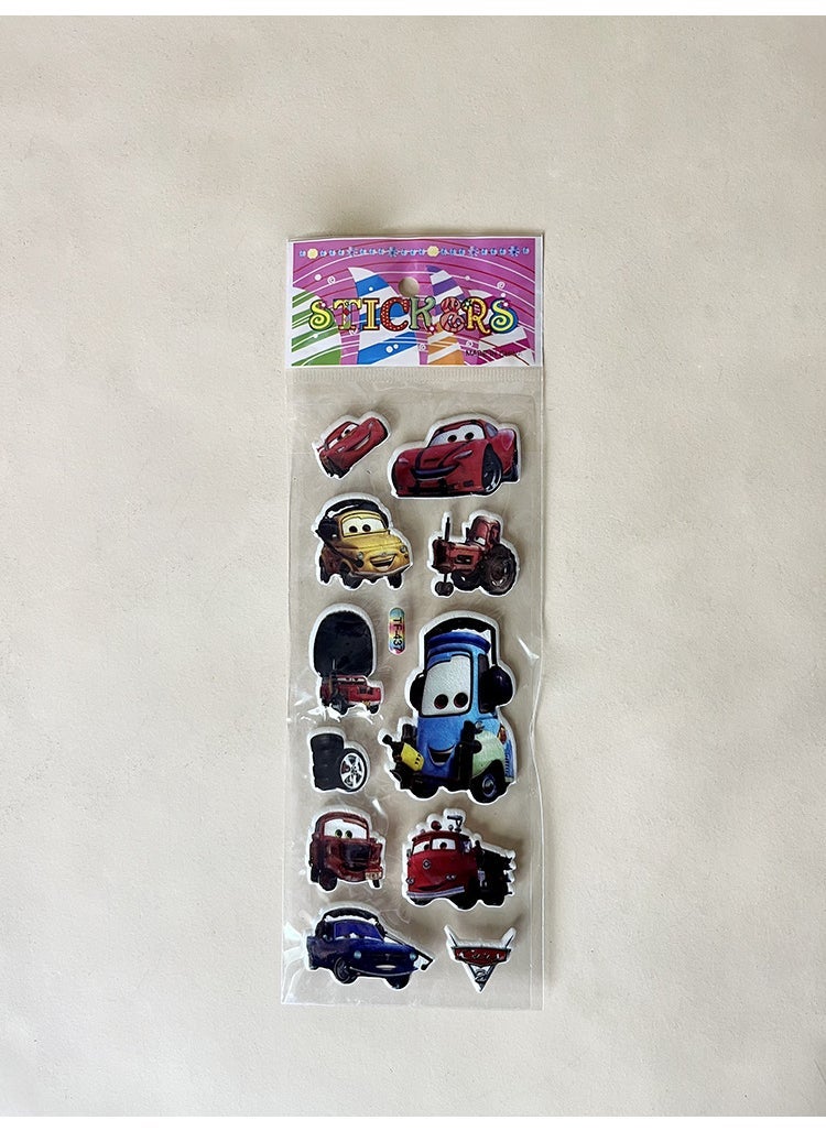 1 x 5 pcs Cars Piston Cup Trophy Model Toy for Kids Sticker