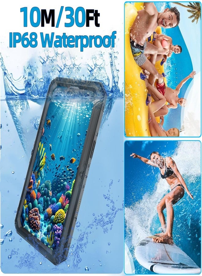 Marrkey Waterproof Case for iPhone 16 Pro Max, Heavy Duty Durable Metal Full Body Built-in Screen Protection Case Shockproof Dustproof Rugged Military Grade Defender for iPhone 16 Pro Max - Black - Image 3