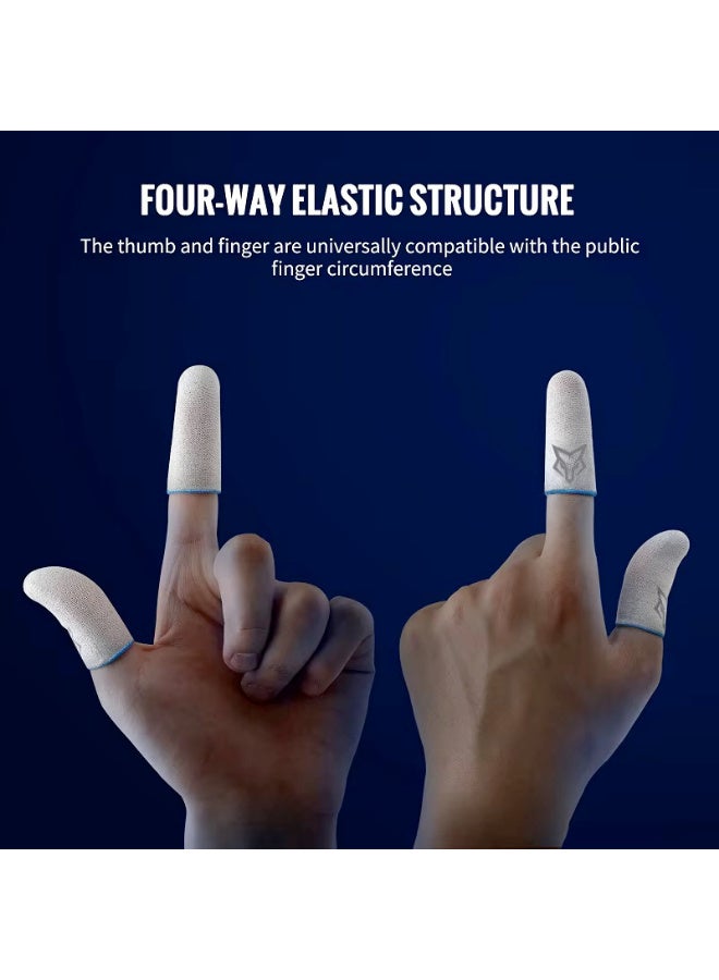 سارافوكس V5 Fiberglass Finger Sleeve Flexible Glass Fiber Finger Gloves for Mobile Games for PUBG COD Gaming - Image 3