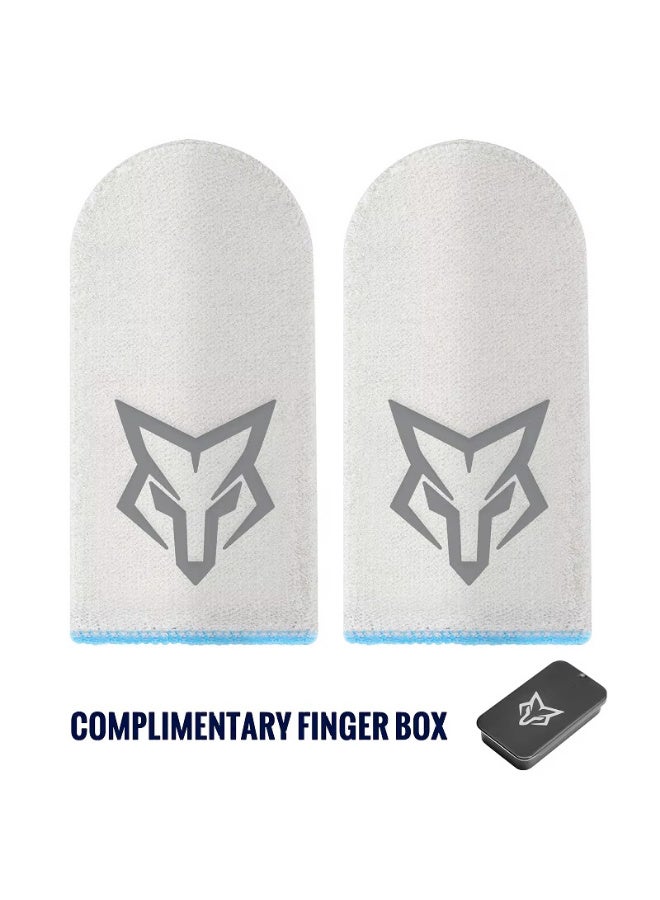 سارافوكس V5 Fiberglass Finger Sleeve Flexible Glass Fiber Finger Gloves for Mobile Games for PUBG COD Gaming - Image 4
