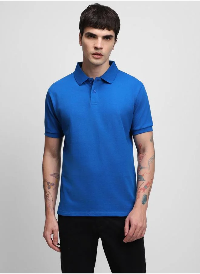 دينيس لينغو Casual Short Sleeves Polo T-Shirt by Styli