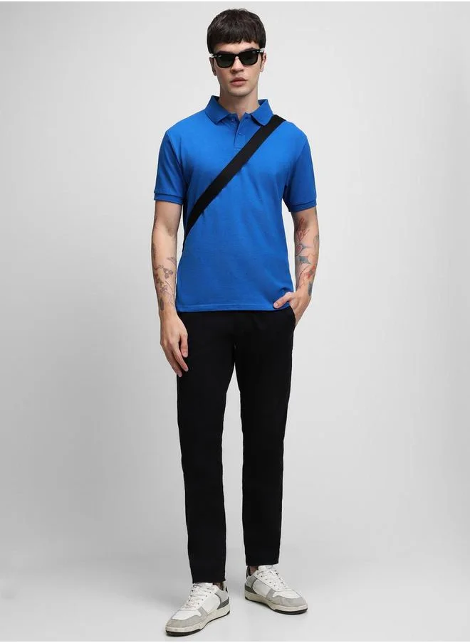 دينيس لينغو Casual Short Sleeves Polo T-Shirt by Styli