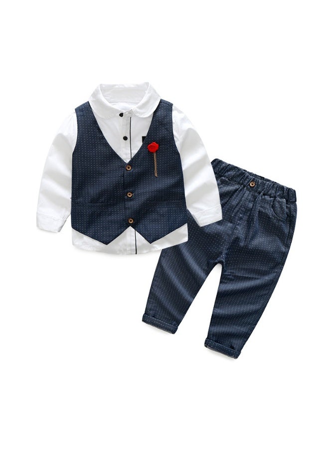Shougu Boys' Fashionable Suit Vest Set  - Image 1