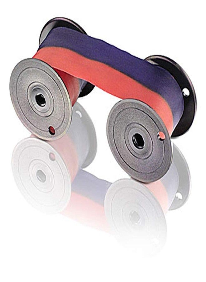 COMPUMATIC Replacement Ribbon for Simplex MP20 and MP30 Time Clocks (1407 Series), Also Fits All Lathem 2000, 2100, 3000, 4000, Series Time Clocks, Blue/Red Ink