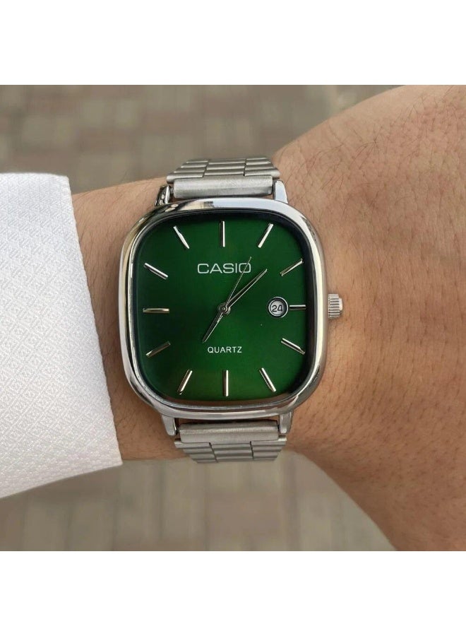 Casio Classic Watch with Stainless Steel Bracelet