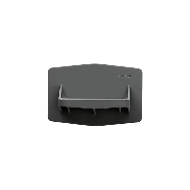 TOOLETRIES The Benjamin Soap Holder - Silicone Toiletry Organizer, Shower & Bathroom Accessory - Features Silicone-Grip Technology, Removable & Reusable - CharcoalTOOLETRIES The Benjamin Soap Holder - Silicone Toiletry Organizer, Shower & Bathroom Accessory - Features Silicone-Grip Technology, Removable & Reusable - Charcoal - Image 1