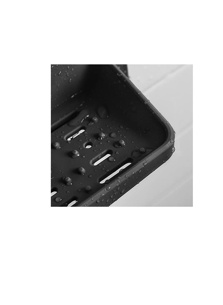 TOOLETRIES The Benjamin Soap Holder - Silicone Toiletry Organizer, Shower & Bathroom Accessory - Features Silicone-Grip Technology, Removable & Reusable - CharcoalTOOLETRIES The Benjamin Soap Holder - Silicone Toiletry Organizer, Shower & Bathroom Accessory - Features Silicone-Grip Technology, Removable & Reusable - Charcoal - Image 3