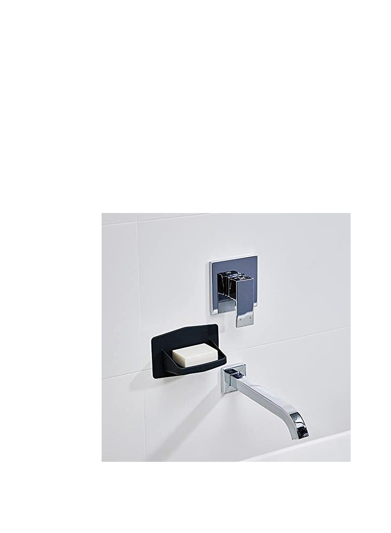 TOOLETRIES The Benjamin Soap Holder - Silicone Toiletry Organizer, Shower & Bathroom Accessory - Features Silicone-Grip Technology, Removable & Reusable - CharcoalTOOLETRIES The Benjamin Soap Holder - Silicone Toiletry Organizer, Shower & Bathroom Accessory - Features Silicone-Grip Technology, Removable & Reusable - Charcoal - Image 5