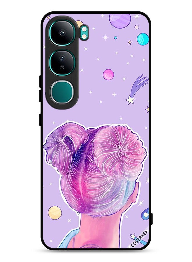 Covernex vivo Y300 5G Protective Case Cover Girl And Space Stars Art - Image 1