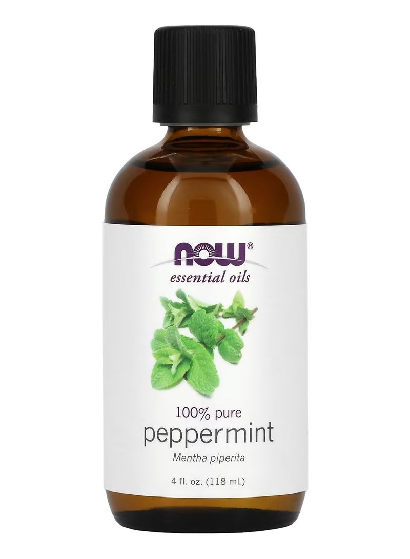 now Peppermint Essential Oils 4 fl oz (118 ml) - Image 1