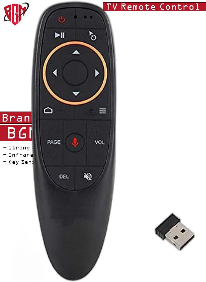 BGM Gyro Sensor Smart Remote Control Voice Control Wireless Air Mouse 2.4G RF with Microphone  - Image 1