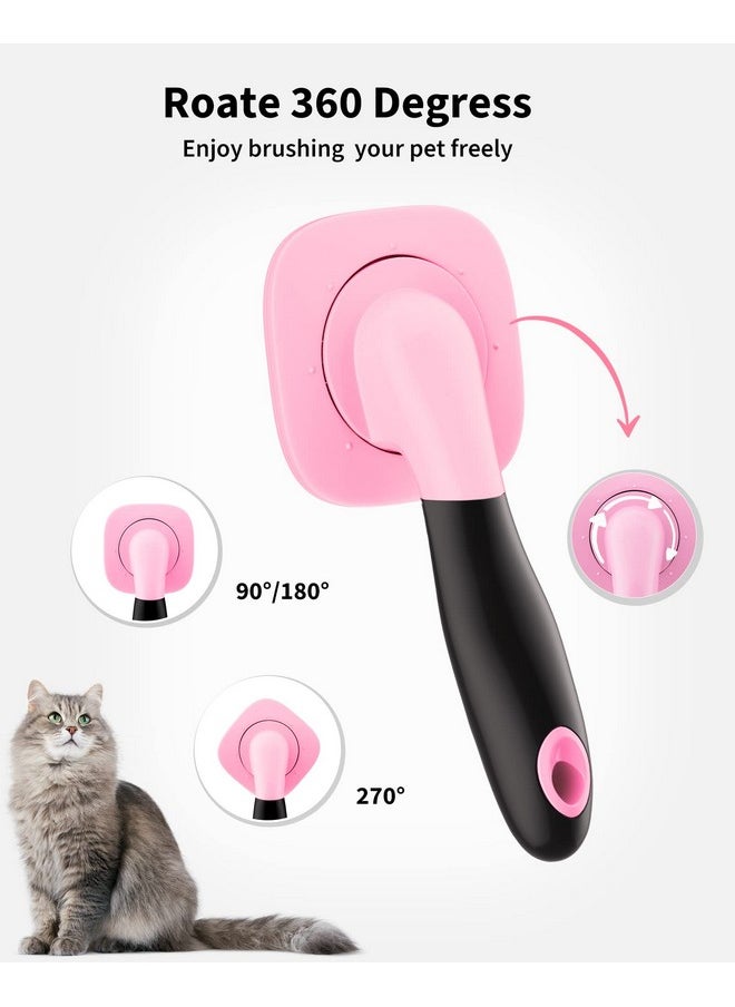 Dog Brush & Cat Brush Slicker Pet Grooming Brush Shedding Grooming Tools(Pink) - pzsku/Z0652CFFE7B41AFD8D5A9Z/45/_/1726222362/9af5654e-7d57-4e4e-9f0e-79b5b666bb0f