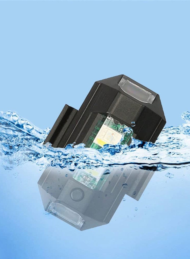 KASTWAVE 4pcs LED Strobe Drone Light Aircraft Flying Anti-Collision Night Lights 7 Colors USB Charging for DJI Air 2S / Mini 2 / Mavic Air 2 / Mavic Mini Drone / Bike / Dirt Bike / Car / Motorcycle - Image 4