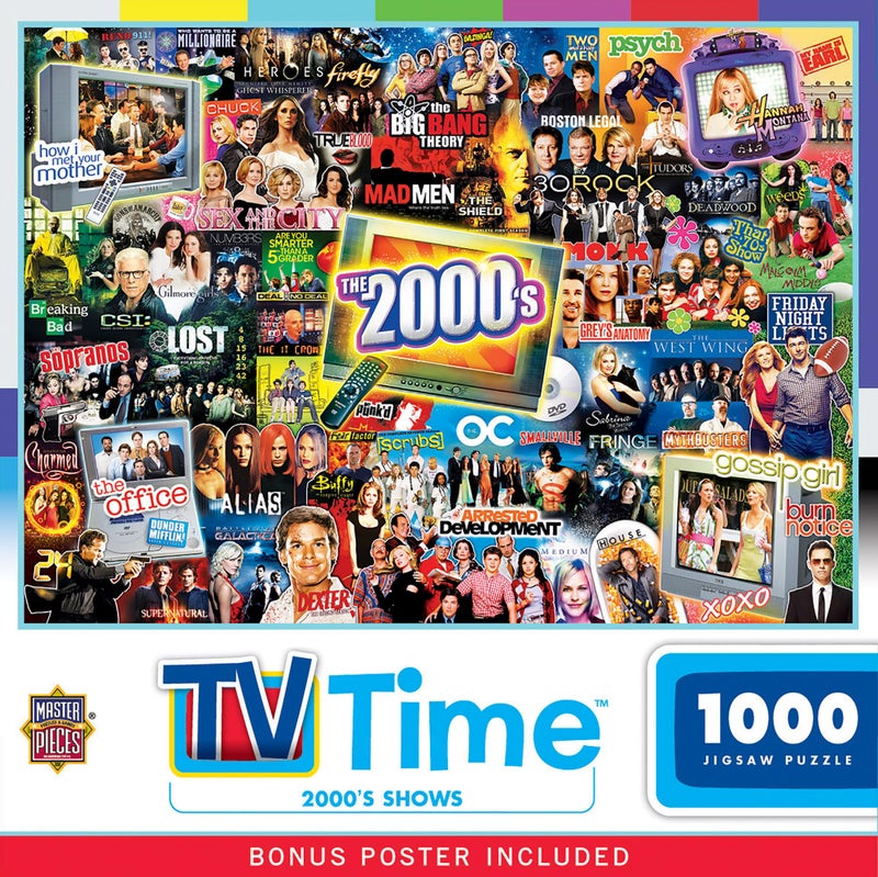 MasterPieces 1000 Piece Jigsaw Puzzle for Adults and Family - 2000's Television Shows - 19.25"x26.75" - Image 1