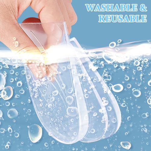 MAYCREATE® Adjustable Orthotics Shoe Insert Heel Wedge for Supination & Pronation Correction Self-adhesive Gel Orthotics Shoe Insert for Improving Bow Legs, Knee Pain, Foot Alignment, One Pair - Image 3