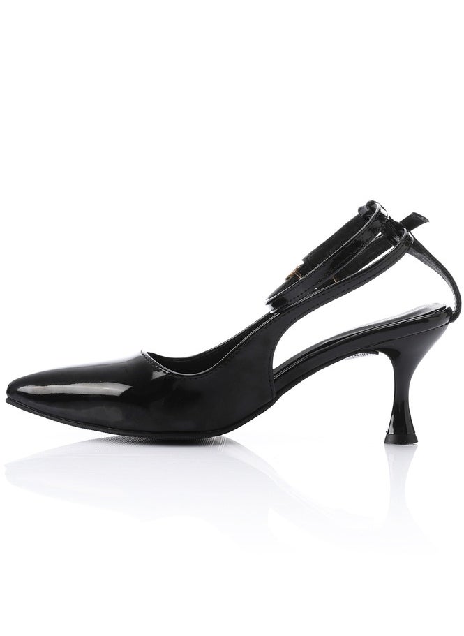 Mr.joe Mr Joe Black Verne Double Strap Slingback Heels -3022  - Image 4