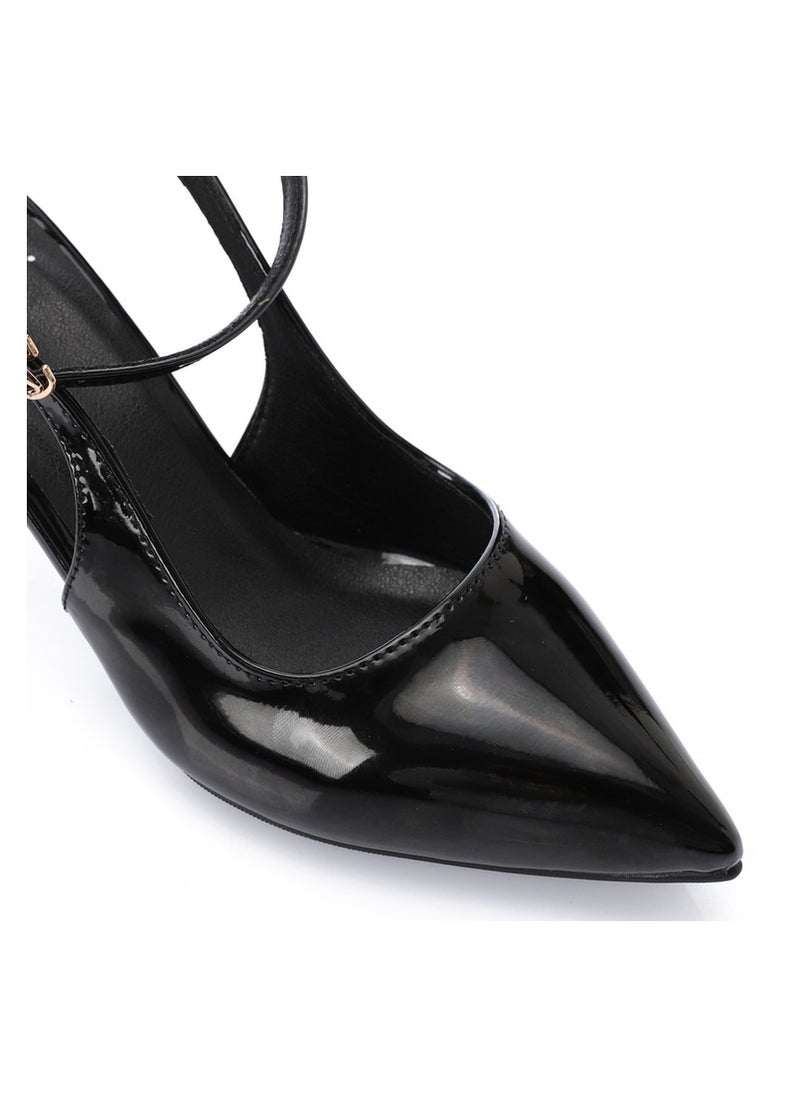 Mr.joe Mr Joe Black Verne Double Strap Slingback Heels -3022  - Image 5