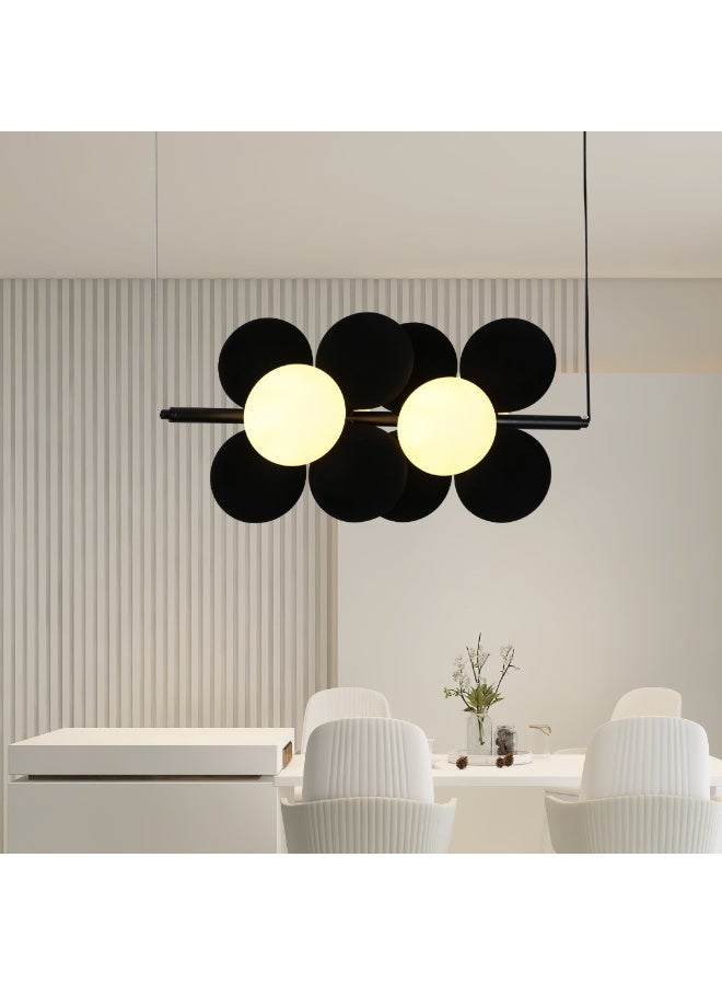 Hummer Modern black and white chandelier E14*4L  - Image 2
