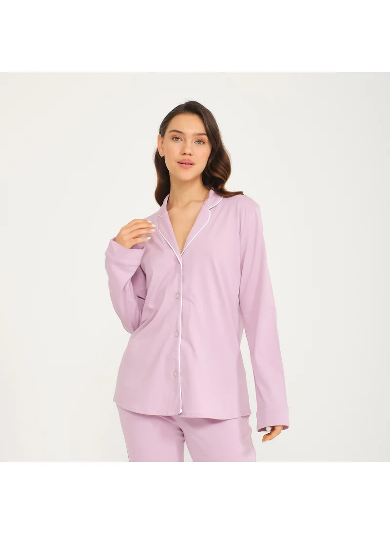 Miespiga Women's Shirt Trousers Pajama Set